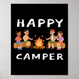 Happy Camper - Freude an der Natur Poster