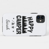 Happy Camper Fun Camping Quote Case-Mate iPhone Hülle (Rückseite (Horizontal))