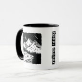 Happy Camper Funny Camping Cool Wandergrafik Tasse (Vorderseite Links)