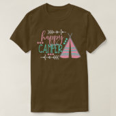 Happy Camper Funny Camping Gift For Kids Funny Boy T-Shirt (Design vorne)
