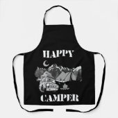 Happy Camper Funny Camping Schürze (Vorderseite)