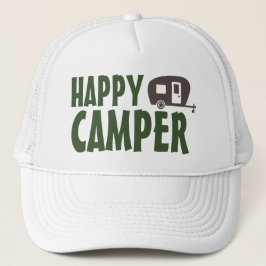 Happy Camper für Camping und Rving Truckerkappe