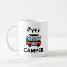 Happy Camper für diejenigen, die Liebe Camping