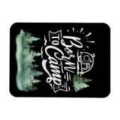 Happy Camper Geboren zu Camp Magnet (Horizontal)