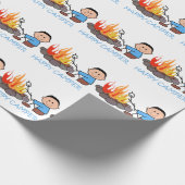 Happy Camper Geschenkpapier (Ecke)