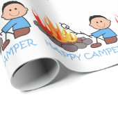 Happy Camper Geschenkpapier (Rolleneckpunkt)