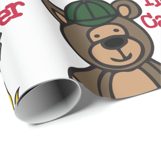 Happy Camper Geschenkpapier (Rolleneckpunkt)