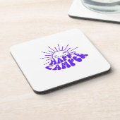 Happy Camper Getränkeuntersetzer (Linke Seite)