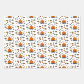 Happy Camper Gift Wrap Geschenkpapier Set (Vorderseite)