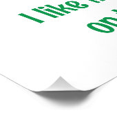 Happy Camper Glampers Cocktails Poster (Ecke)