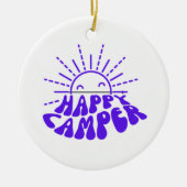 Happy Camper Keramik Ornament (Vorne)