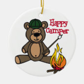 Happy Camper Keramik Ornament (Vorne)