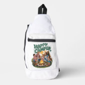 Happy Camper Kleinkind T - Shirt (1) Crossbody Bag (Vorderseite)
