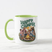 Happy Camper Kleinkind T - Shirt (1) Tasse (Links)