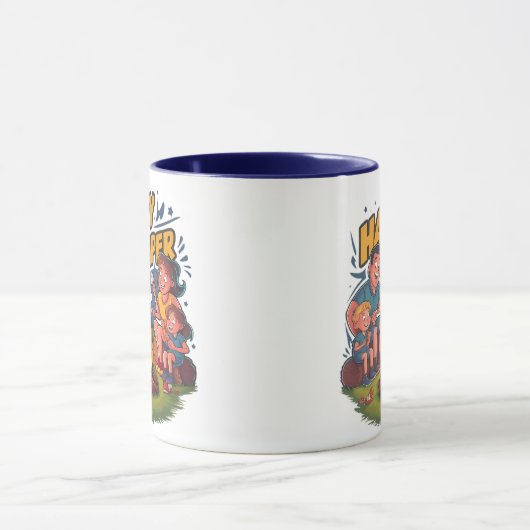 Happy Camper Kleinkind T - Shirt (2) Tasse (Zentrum)