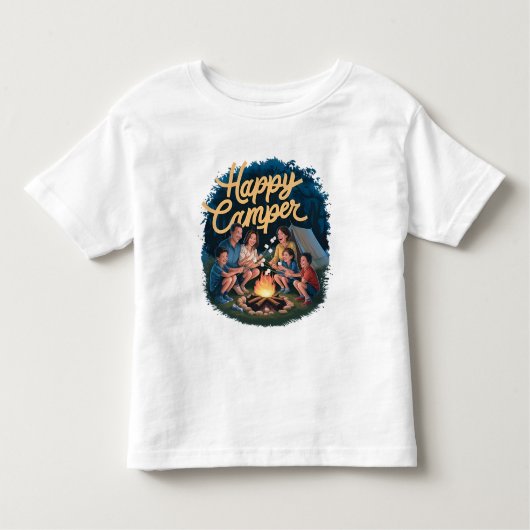 Happy Camper Kleinkind T - Shirt (4) (Vorderseite)