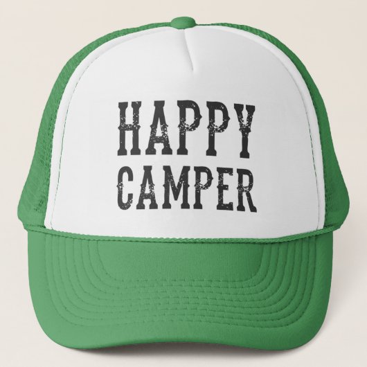 Happy Camper LKW-Hut Truckerkappe (Vorderseite)