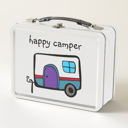 Happy Camper Lunch Box (Vorderseite)