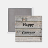 Happy Camper Magnet (Vorderseite/Rückseite)