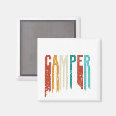Happy Camper Magnet (Vorderseite/Rückseite)