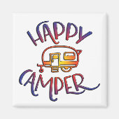 Happy Camper Magnet (Vorne)