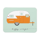 Happy Camper Magnet Orange (Horizontal)