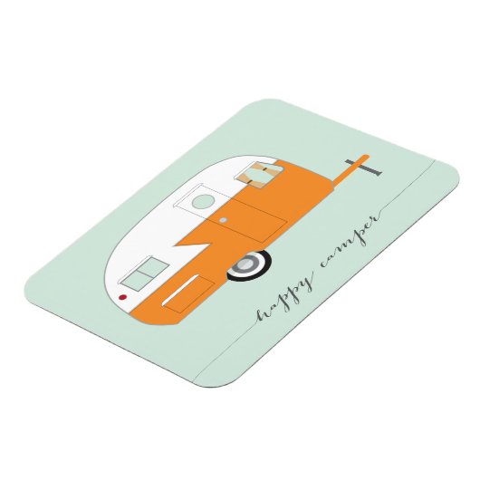 Happy Camper Magnet Orange (Linke Seite)