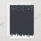 Happy Camper Moon Stars Forest Geburtstag Einladung (Rückseite)