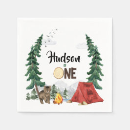 Happy Camper Napkins Serviette