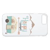 Happy Camper Niedlich Retro RV Case-Mate iPhone Hülle (Rückseite (Horizontal))
