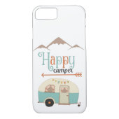 Happy Camper Niedlich Retro RV Case-Mate iPhone Hülle (Rückseite)