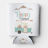 Happy Camper Niedlich Retro RV Dosenkühler (Vorderseite)
