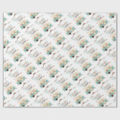 HAPPY CAMPER Niedlich Retro RV Geschenkpapier (Flach)