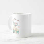 Happy Camper Niedlich Retro RV Kaffeetasse (Vorderseite Links)