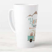 Happy Camper Niedlich Retro RV Milchtasse (Linke Ecke)