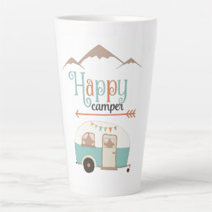 Happy Camper Niedlich Retro RV Milchtasse