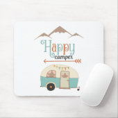 Happy Camper Niedlich Retro RV Mousepad (Mit Mouse)