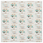 Happy Camper Niedlich Retro RV Stoff (Muster)