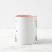 Happy Camper Niedlich Retro RV Tasse (Zentrum)
