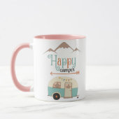 Happy Camper Niedlich Retro RV Tasse (Links)