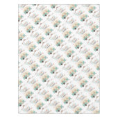 HAPPY CAMPER Niedlich Retro RV Tischdecke (Vorderseite)