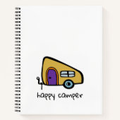 Happy Camper Notizblock (Vorderseite)
