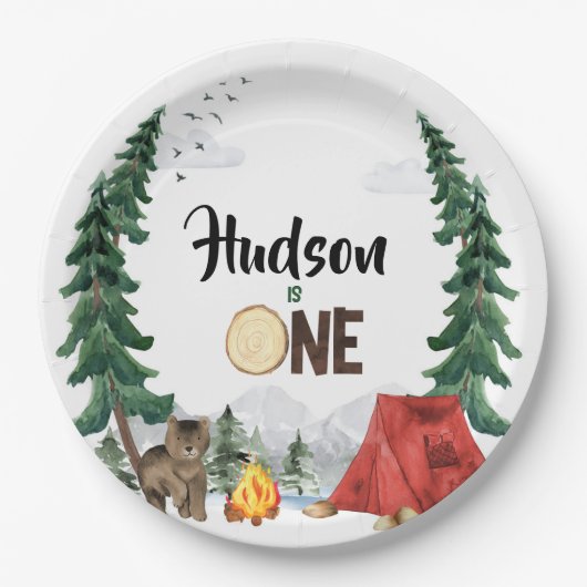 Happy Camper Paper Tellers Pappteller (Vorderseite)