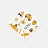Happy Camper Party Napkins Serviette (Ecke)