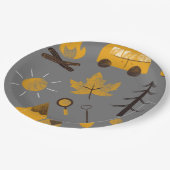 Happy Camper Party Paper Teller (Schrägansicht)