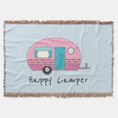 Happy Camper Pink RV Decke (Vorderseite)