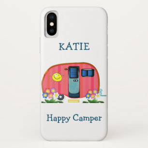Happy Camper Pink Vintag Shasta Trailer Case-Mate iPhone Hülle