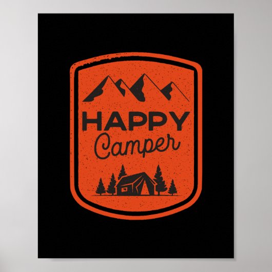 Happy Camper Poster (Vorne)