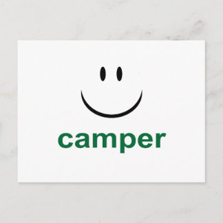 Happy Camper Postkarte