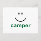 Happy Camper Postkarte (Vorderseite)